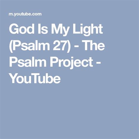 psalm 27 youtube|psalm 27 meaning.